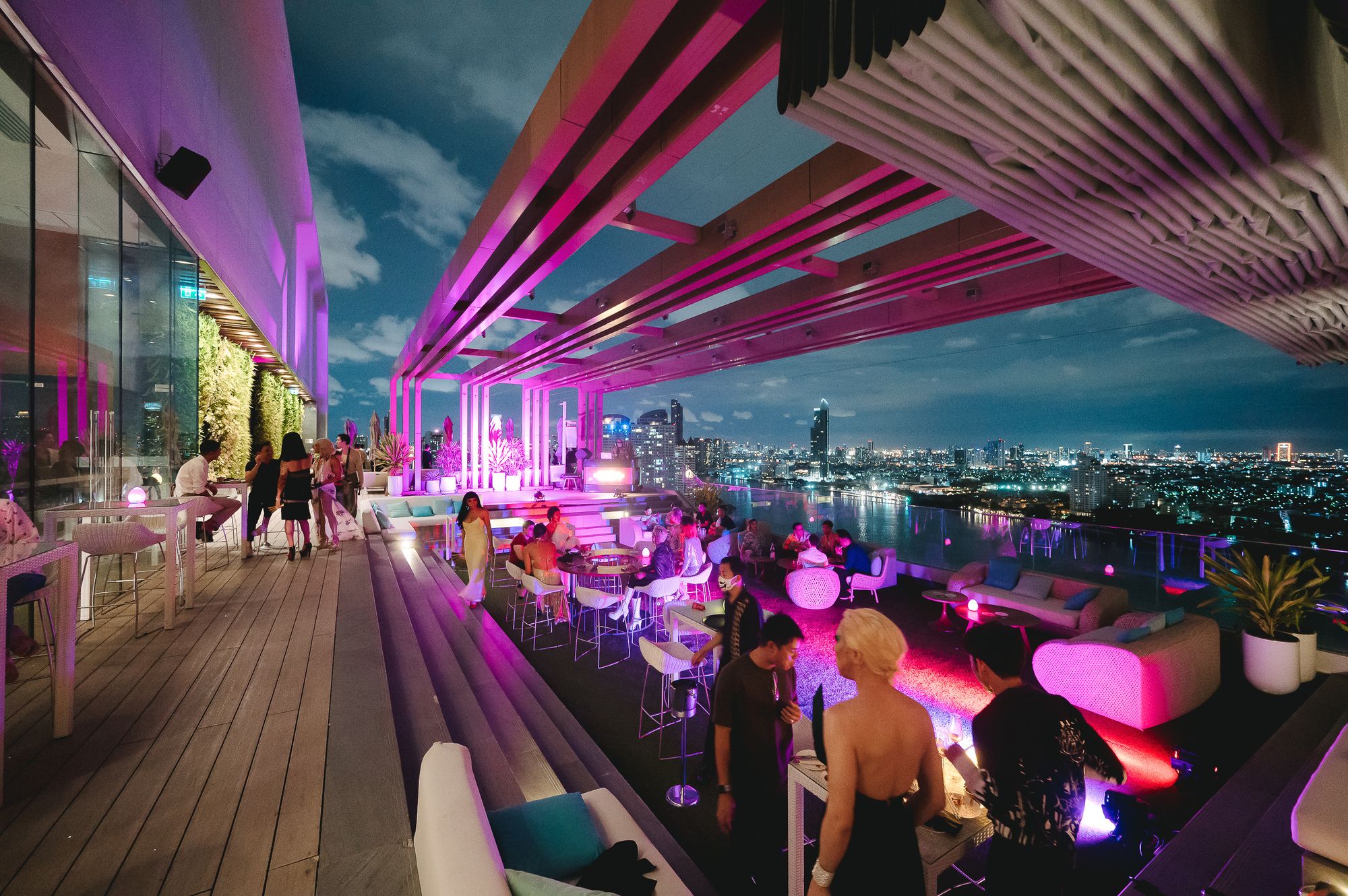 One of the most beautiful rooftop bars in Bangkok, Seen Restaurant & Bar