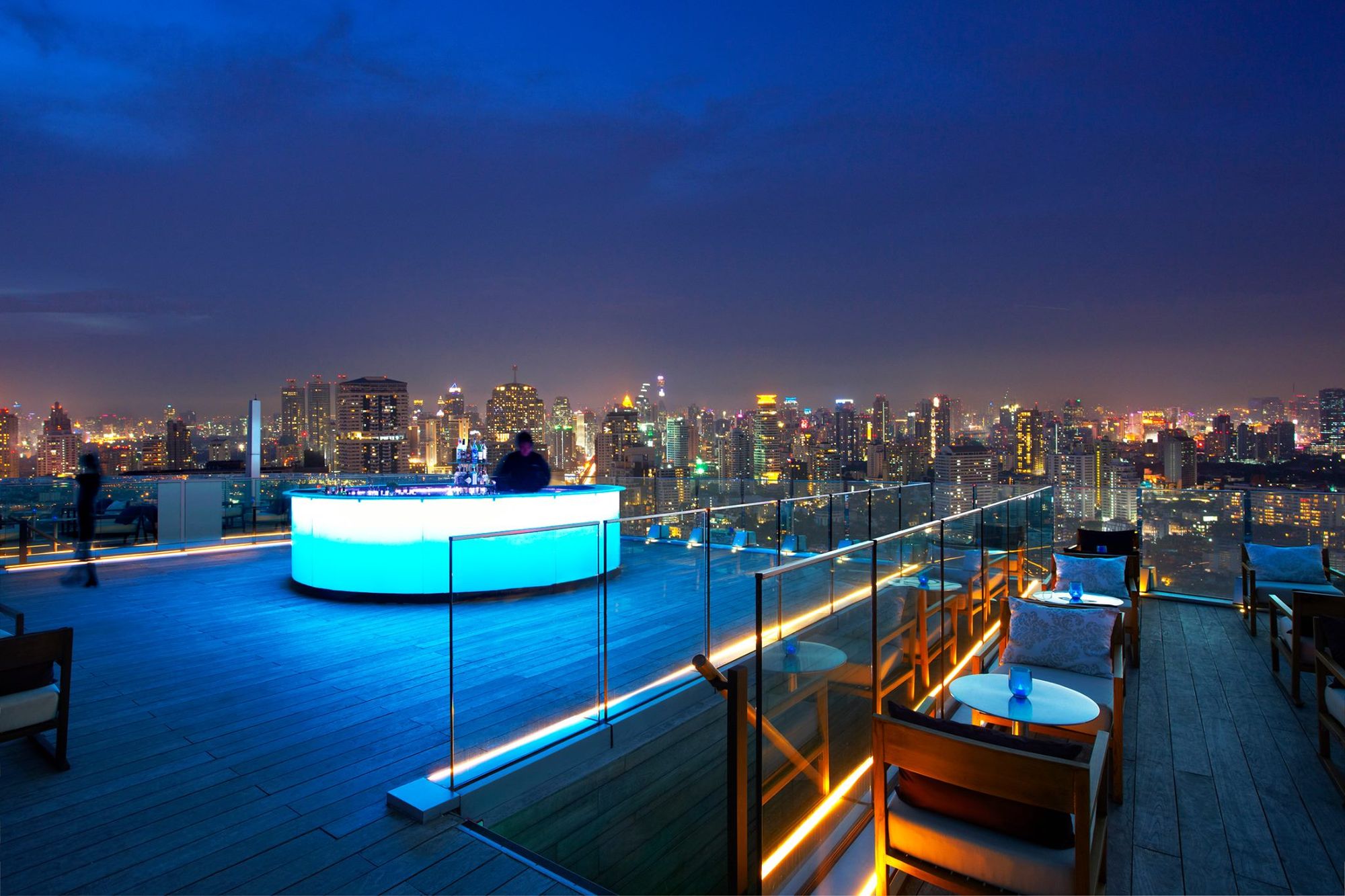 Octave Rooftop Lounge & Bar offers an enthralling nightlife experience.