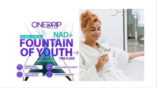 TABLE Experiences - Fountain of Youth NAD+ IV Drip - Home Service (Bangkok)